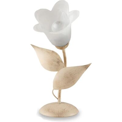 Bonetti Olga Lámpara de Mesa en Marfil y Oro - Lámpara de Mesa Bonetti Olga Lámpara de Mesa en Marfil y Oro - Lámpara de Mesa