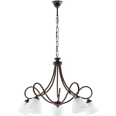 Lampadario rustico Bonetti Dallas a 5 luci - Tipo di prodotto Lampadario rustico Bonetti Dallas a 5 luci - Tipo di prodotto