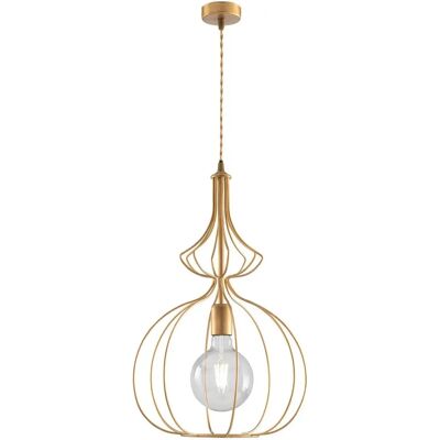 BELIGHT Lampadario Industriale Dorato - Tipo di Pendente BELIGHT Lampadario Industriale Dorato - Tipo di Pendente