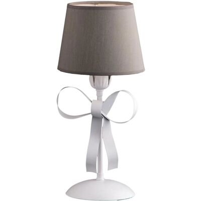 Lámpara de Mesa Blanca Shabby Bonetti Illumina - 35cm Lámpara de Mesa Blanca Shabby Bonetti Illumina - 35cm