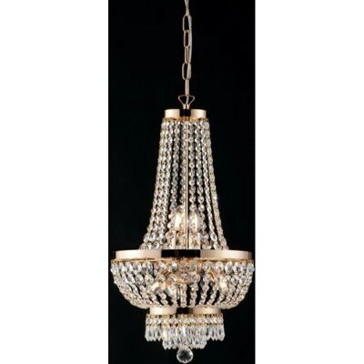 Lámpara de techo clásica Bonetti Illumina - 5 luces doradas Lámpara de techo clásica Bonetti Illumina - 5 luces doradas