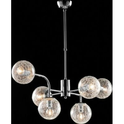Bonetti Illumina - Lámpara de araña moderna - 6 luces - Artesanía italiana Bonetti Illumina - Lámpara de araña moderna - 6 luces - Artesanía italiana