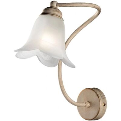 BELIGHT Elfenbein Gold Wandleuchte - Rustikaler Klassischer Stil, Handgefertigt, E14 BELIGHT Elfenbein Gold Wandleuchte - Rustikaler Klassischer Stil, Handgefertigt, E14