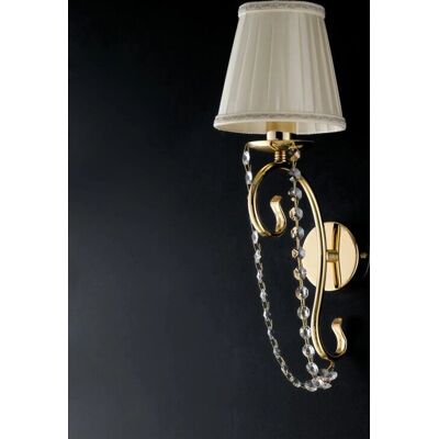 Bonetti Illumina Magda Oro Shabby Chic Wandleuchte - Wandleuchte Bonetti Illumina Magda Oro Shabby Chic Wandleuchte - Wandleuchte