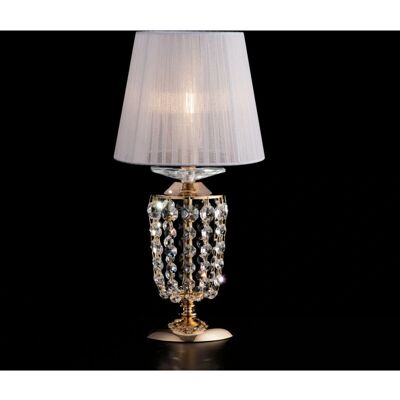Bonetti Illumina - Klassische Nachttischlampe, Gold/Bronze, 40cm Bonetti Illumina - Klassische Nachttischlampe, Gold/Bronze, 40cm