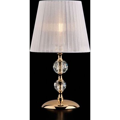 Lámpara de mesa Bonetti Illumina Ruben - Oro y Cristal Clásico Lámpara de mesa Bonetti Illumina Ruben - Oro y Cristal Clásico