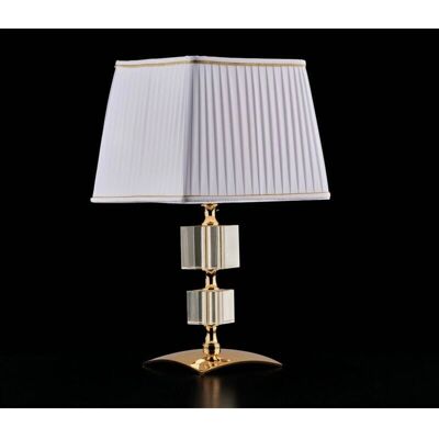 Lámpara de Noche de Cristal y Oro Bonetti Illumina - Lámpara de Mesa Lámpara de Noche de Cristal y Oro Bonetti Illumina - Lámpara de Mesa