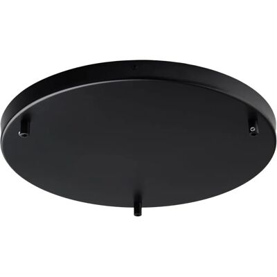 Roseta de Techo Bonetti Illumina - 40cm Negra - 3 Agujeros - Estilo Industrial Roseta de Techo Bonetti Illumina - 40cm Negra - 3 Agujeros - Estilo Industrial