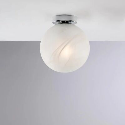 Bonetti Illumina Olaf Chrom Deckenleuchte - Modernes Minimalistisches Design Bonetti Illumina Olaf Chrom Deckenleuchte - Modernes Minimalistisches Design