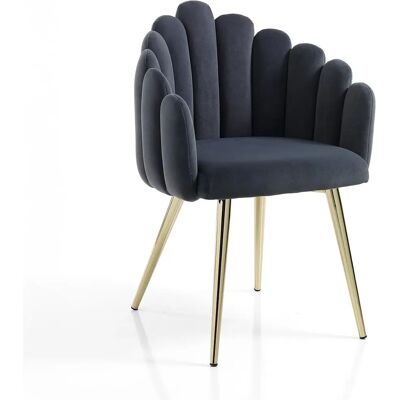 ORESTELUCHETTA - VILLE - Grigio - Velluto - Chair ORESTELUCHETTA - VILLE - Grigio - Velluto - Chair