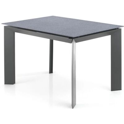 ORESTELUCHETTA - Toledo 120 - Piano in vetro - Grigio - Tavolo ORESTELUCHETTA - Toledo 120 - Piano in vetro - Grigio - Tavolo