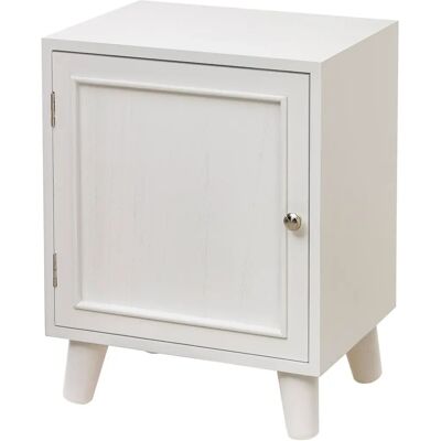 Baroni Home Comodino Bianco - Camera da Letto, Soggiorno, Bagno Baroni Home Comodino Bianco - Camera da Letto, Soggiorno, Bagno