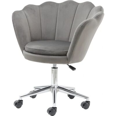 Baroni Home - Verstelbare fluwelen conch shell fauteuil - Thuis/Kantoor Baroni Home - Verstelbare fluwelen conch shell fauteuil - Thuis/Kantoor