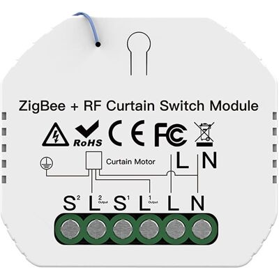 LEDLUX - Module ZigBee Rideaux - 220V 2A - Rideaux Intelligents - Publicité LEDLUX - Module ZigBee Rideaux - 220V 2A - Rideaux Intelligents - Publicité