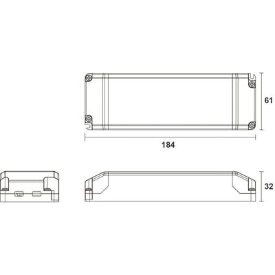 LEDLUX - DIM24-50 - 24V - 50W - Alimentation - Publicité LEDLUX - DIM24-50 - 24V - 50W - Alimentation - Publicité