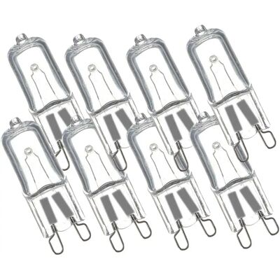 LEDLUX RSG9-28W 8 pezzi Lampadina alogena dimmerabile G9 - Lampada LEDLUX RSG9-28W 8 pezzi Lampadina alogena dimmerabile G9 - Lampada