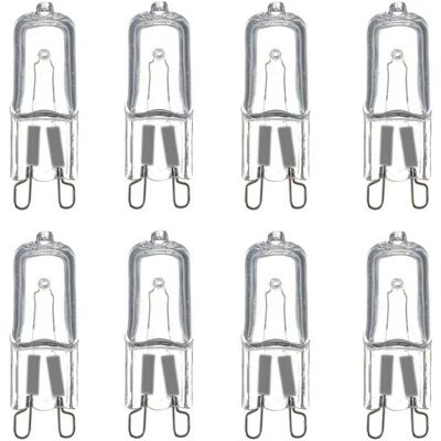 LEDLUX 8 pezzi G9 33W 460 Lumen Bianco Caldo Dimmable LEDLUX 8 pezzi G9 33W 460 Lumen Bianco Caldo Dimmable