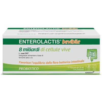 Sofar Enterolactis - Liquido Probiotico - 12 Flaconcini Sofar Enterolactis - Liquido Probiotico - 12 Flaconcini
