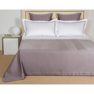 Frette Herringbone Copriletto Slate Grey - Federa Frette Herringbone Copriletto Slate Grey - Federa