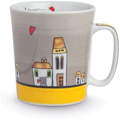 Egan Modèle PLC21/1G - Mug - Porcelaine - Jaune Egan Modèle PLC21/1G - Mug - Porcelaine - Jaune