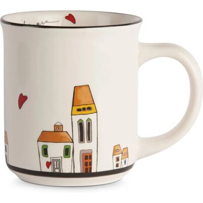 Egan PLC21/1 - Taza de Porcelana - Varios Colores - 10x8.5x11.5 cm - Taza Egan PLC21/1 - Taza de Porcelana - Varios Colores - 10x8.5x11.5 cm - Taza