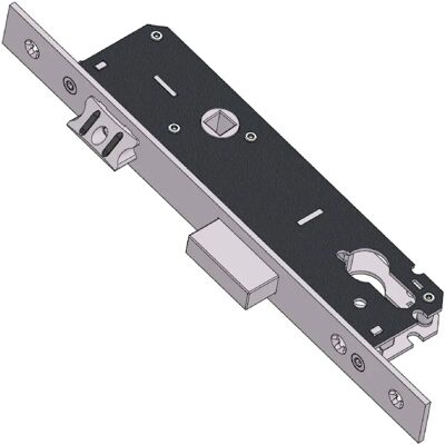 OMEC Cerradura de Acero 1300.25.22 - Galvanizado, Niquel, Reversible, 22mm OMEC Cerradura de Acero 1300.25.22 - Galvanizado, Niquel, Reversible, 22mm