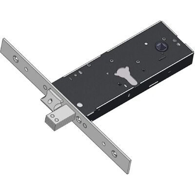 Cerradura de acero inoxidable OMEC con llave - Modelo 1940 - Reversible Cerradura de acero inoxidable OMEC con llave - Modelo 1940 - Reversible