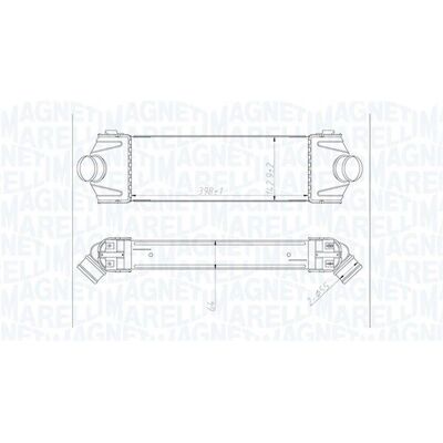 MAGNETI MARELLI 351319204320 Intercooler - Ford Transit Mk6 MAGNETI MARELLI 351319204320 Intercooler - Ford Transit Mk6