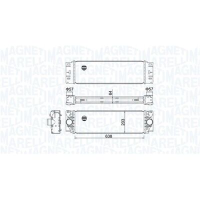 Intercooler Magneti Marelli - Mercedes-Benz Sprinter & VW Crafte Intercooler Magneti Marelli - Mercedes-Benz Sprinter & VW Crafte