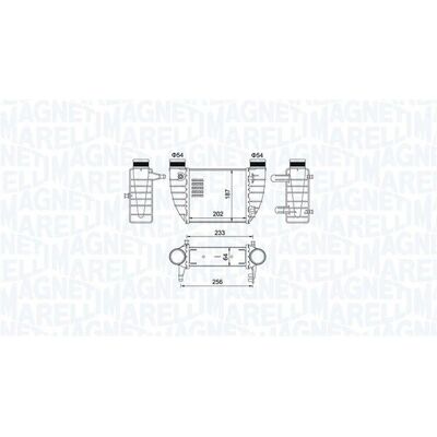 MAGNETI MARELLI Intercooler A4 B7 - Aer către Aer și Apă către Aer MAGNETI MARELLI Intercooler A4 B7 - Aer către Aer și Apă către Aer