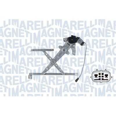 MAGNETI MARELLI 350103170441 - Regulador de Janela Elétrico para Veículo 4 Portas MAGNETI MARELLI 350103170441 - Regulador de Janela Elétrico para Veículo 4 Portas
