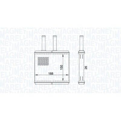 MAGNETI MARELLI 350218437000 Θέρμανση - Ψυγείο Για Chevrolet Aveo / Kalos MAGNETI MARELLI 350218437000 Θέρμανση - Ψυγείο Για Chevrolet Aveo / Kalos