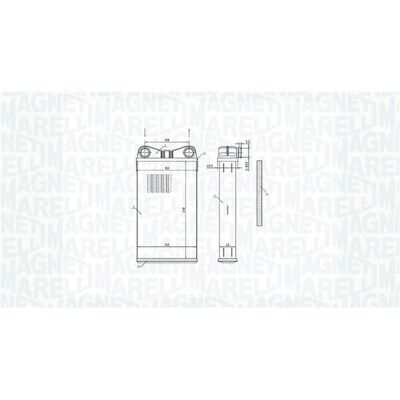 MAGNETI MARELLI 350218472000 Lämmönvaihdin - Lämmitysjärjestelmä Audi B7 B6 SEAT MAGNETI MARELLI 350218472000 Lämmönvaihdin - Lämmitysjärjestelmä Audi B7 B6 SEAT