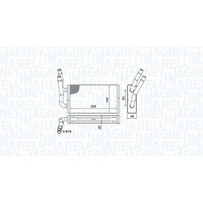MAGNETI MARELLI Model 350218450000 - Componenta sistemului de încălzire MAGNETI MARELLI Model 350218450000 - Componenta sistemului de încălzire