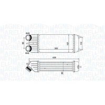 Intercooler MAGNETI MARELLI 351319204250 - Αέρας Ψυγείο για όχημα Intercooler MAGNETI MARELLI 351319204250 - Αέρας Ψυγείο για όχημα