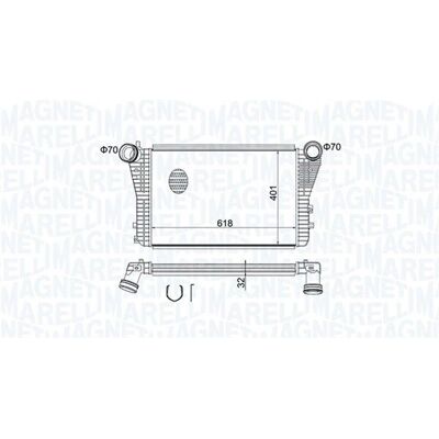 Magneti Marelli 351319204030 Intercooler Volkswagen, Audi, Seat, Skoda Magneti Marelli 351319204030 Intercooler Volkswagen, Audi, Seat, Skoda