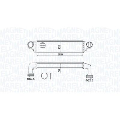 Intercooler MAGNETI MARELLI - BMW OE 17517789793 Intercooler MAGNETI MARELLI - BMW OE 17517789793