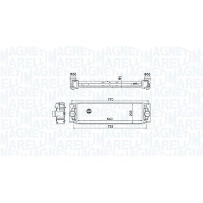 MAGNETI MARELLI 351319205050 Intercooler - Van, Truck MAGNETI MARELLI 351319205050 Intercooler - Van, Truck
