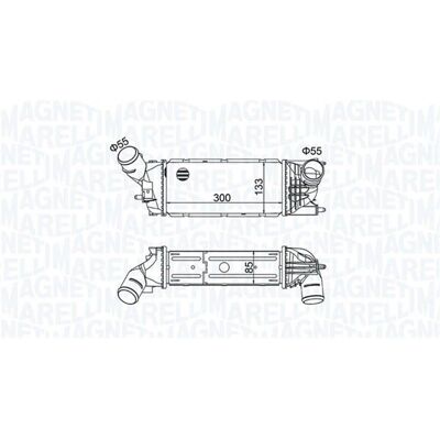 MAGNETI MARELLI 351319205120 Intercooler - Aer-are & Apă - Peugeot/Citroën MAGNETI MARELLI 351319205120 Intercooler - Aer-are & Apă - Peugeot/Citroën