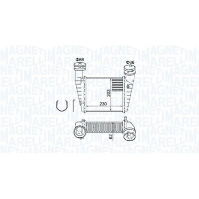 MAGNETI MARELLI 351319205210 Intercooler - Mașină de pasageri MAGNETI MARELLI 351319205210 Intercooler - Mașină de pasageri