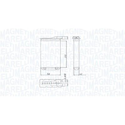 MAGNETI MARELLI 350218489000 Scambiatore di calore - Scambiatore di calore MAGNETI MARELLI 350218489000 Scambiatore di calore - Scambiatore di calore