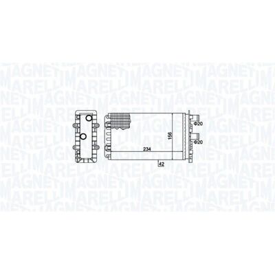 MAGNETI MARELLI 350218475000 Încălzitor - VW Transporter 4 MAGNETI MARELLI 350218475000 Încălzitor - VW Transporter 4