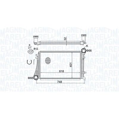 Intercooler Magneti Marelli 351319204240 - Piese auto Intercooler Magneti Marelli 351319204240 - Piese auto