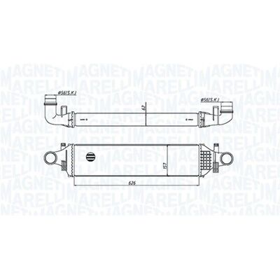 Mercedes-Benz Intercooler - Model 351319205420 - Luft/Luft, Vand/Luft Mercedes-Benz Intercooler - Model 351319205420 - Luft/Luft, Vand/Luft