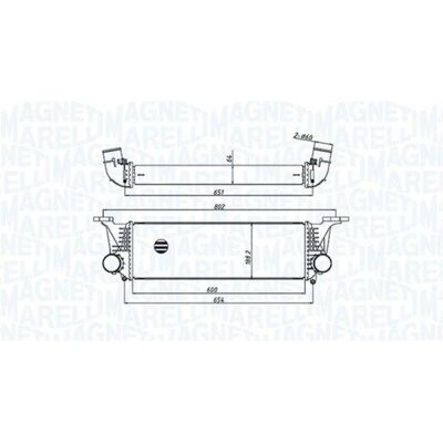 MAGNETI MARELLI 351319205500 Intercooler - Intercooler για IVECO MAGNETI MARELLI 351319205500 Intercooler - Intercooler για IVECO