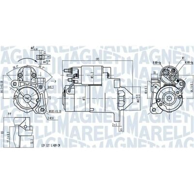 Starter Magneti Marelli 1,4kW pentru Dacia Nissan - Starter Starter Magneti Marelli 1,4kW pentru Dacia Nissan - Starter