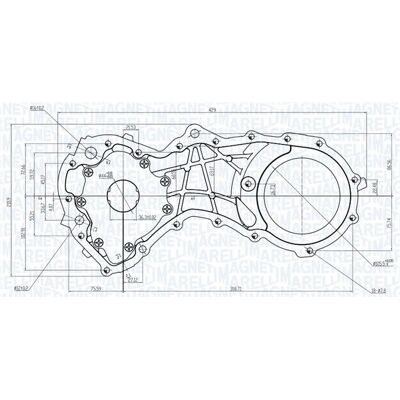 Magneti Marelli 351516000050 - Ölpump Magneti Marelli 351516000050 - Ölpump