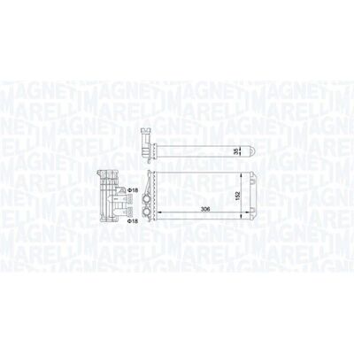 Magneti Marelli Model 350218435000 Sistem de încălzire Radiator - Radiator Magneti Marelli Model 350218435000 Sistem de încălzire Radiator - Radiator