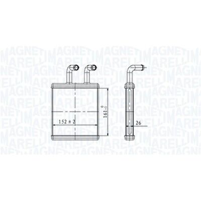 MAGNETI MARELLI 350218454000 Εναλλάκτης θερμότητας - Σύστημα θέρμανσης για Ford Fiesta 6 MAGNETI MARELLI 350218454000 Εναλλάκτης θερμότητας - Σύστημα θέρμανσης για Ford Fiesta 6
