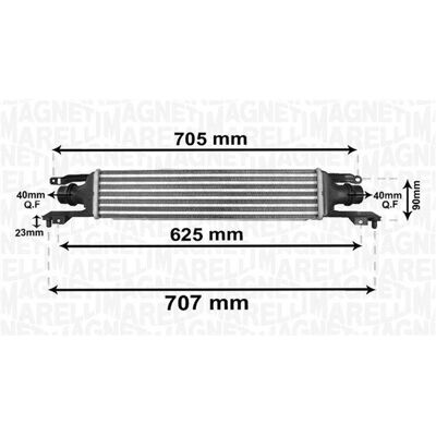 Intercooler Magneti Marelli Corsa D - Aer-Și-Apă - 351319204120 Intercooler Magneti Marelli Corsa D - Aer-Și-Apă - 351319204120